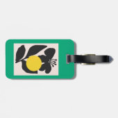 Blumenillustrationskunstwerk Gepäckanhänger (Rückseite horizontal)