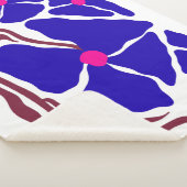 Blumenillustrationskunstwerk Sherpadecke (3/4)