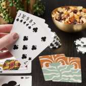 Blumenillustrationskunstwerk Spielkarten (In Situ)
