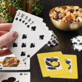 Blumenillustrationskunstwerk Spielkarten (In Situ)