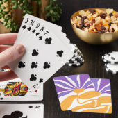 Blumenillustrationskunstwerk Spielkarten (In Situ)