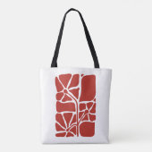 Blumenillustrationskunstwerk Tasche (Rückseite)