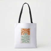 Blumenillustrationskunstwerk Tasche (Vorderseite)
