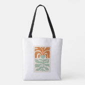 Blumenillustrationskunstwerk Tasche (Rückseite)