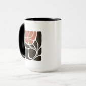 Blumenillustrationskunstwerk Tasse (Vorderseite Links)