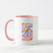 Blumenillustrationskunstwerk Tasse (Links)