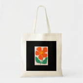 Blumenillustrationskunstwerk Tragetasche (Vorne)
