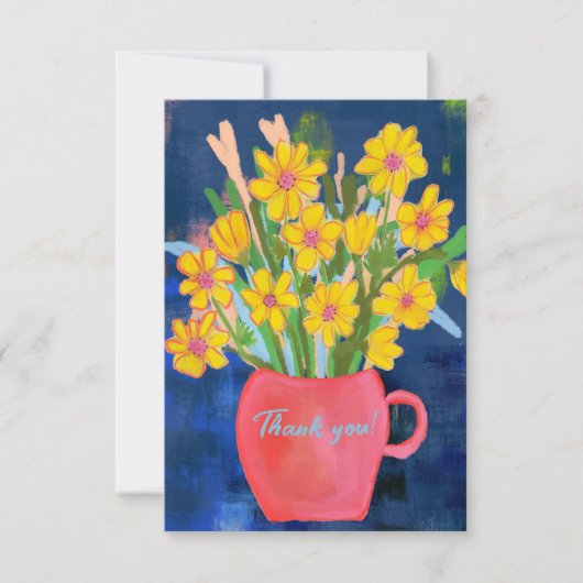 Blumenimpression Danke (Vorderseite)