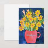 Blumenimpression Danke (Vorne/Hinten)