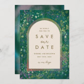 Blumenimpression Einladung (Vorne/Hinten)