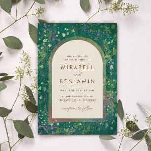 Blumenimpression Einladung