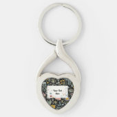 Blumenimpressionen: Anpassbar Schlüsselanhänger (Vorderseite)