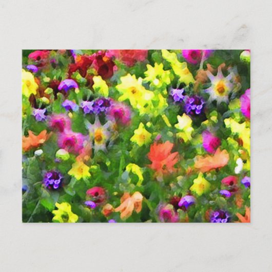 Blumenimpressionen Postkarte (Vorderseite)