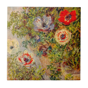 Blumenimpressionist Painting - Claude Monet Fliese
