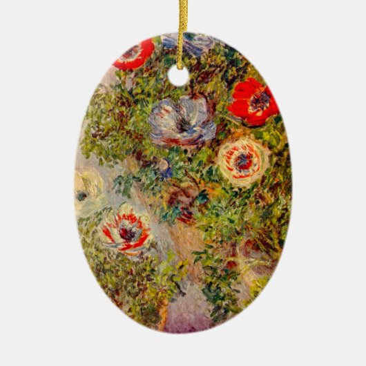 Blumenimpressionist Painting - Claude Monet Keramikornament (Vorne)