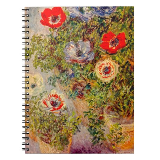 Blumenimpressionist Painting - Claude Monet Notizblock (Vorderseite)