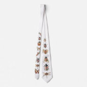 Blumeninsekt Krawatte (Rückseite)