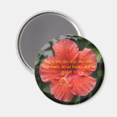 Blumeninspiratormagnet Magnet (Vorderseite/Rückseite)