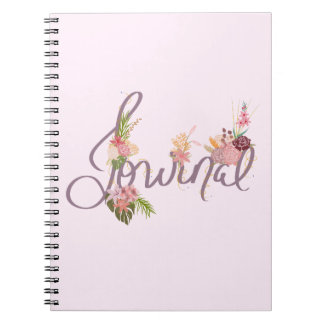 Blumeninspirierungsblatt mit Whimsikblüten Notizblock