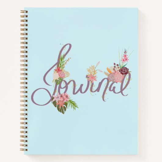 Blumeninspirierungsblatt mit Whimsikblüten Notizblock (Vorderseite)