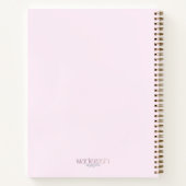 Blumeninspirierungsblatt mit Whimsikblüten Notizblock (Rückseite)