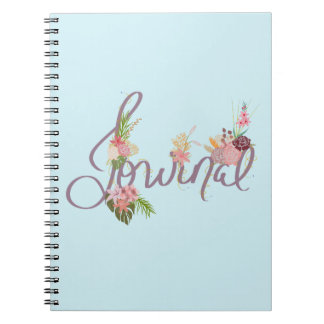 Blumeninspirierungsblatt mit Whimsikblüten Notizblock