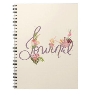 Blumeninspirierungsblatt mit Whimsikblüten Notizblock