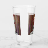 Blumenintrikum Rosa-Peony-Maske Glas (Links)