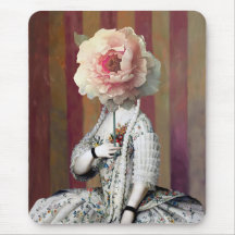 Blumenintrikum Rosa-Peony-Maske