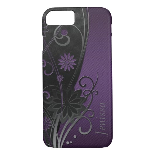 BlumeniPhone 7 Fall Case-Mate iPhone Hülle (Rückseite)