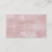 Blumeniris Aquarell-Visitenkarte Visitenkarte (Rückseite)