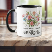 Blumenische Liebe wird Oma genannt Tasse