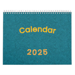 Blumenjahr: niedliche bunt saisonale Blume Kalender