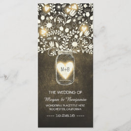 Blumenjar Gelbe Hochzeitsfeier Programm