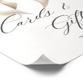 Blumenjungen in Blumenkarten und Geschenken Poster (Ecke)