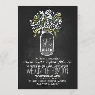 Blumenkachelplatte Einladungen zur Hochzeit