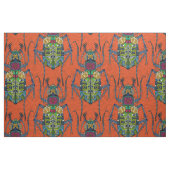 Blumenkäferorange Stoff (Fat Quarter (45,7 x 55,9 cm))