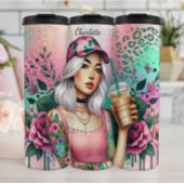 Blumenkaffee Cool Thermosbecher