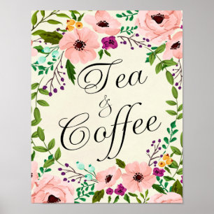 Blumenkaffee Poster