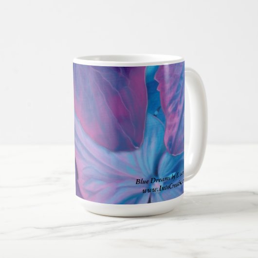 Blumenkaffee-Tasse - Hydrangea Kaffeetasse (VorderseiteRechts)