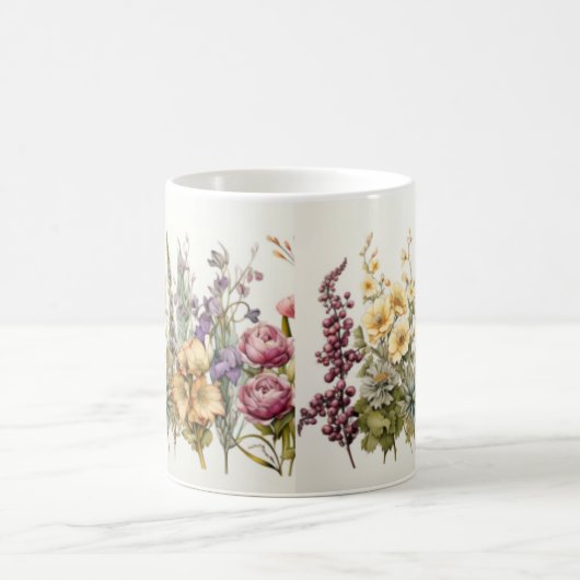 Blumenkaffee-Tasse Kaffeetasse (Mittel)