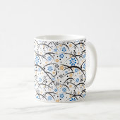 Blumenkaffee-Tasse Kaffeetasse (VorderseiteRechts)