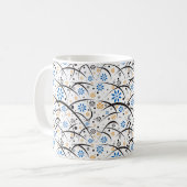 Blumenkaffee-Tasse Kaffeetasse (Vorderseite Links)