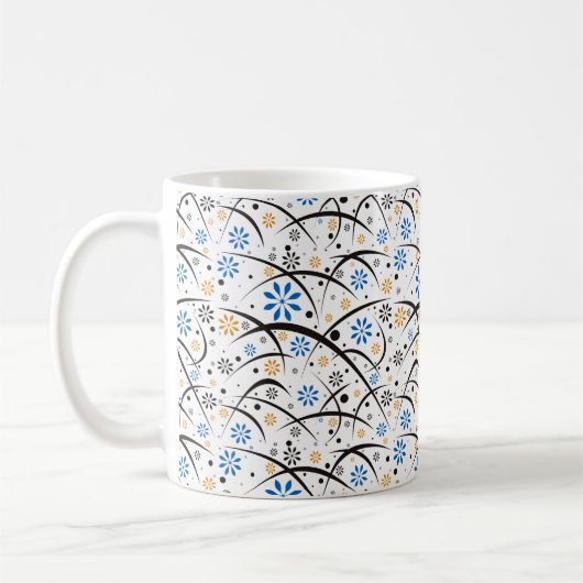 Blumenkaffee-Tasse Kaffeetasse (Links)