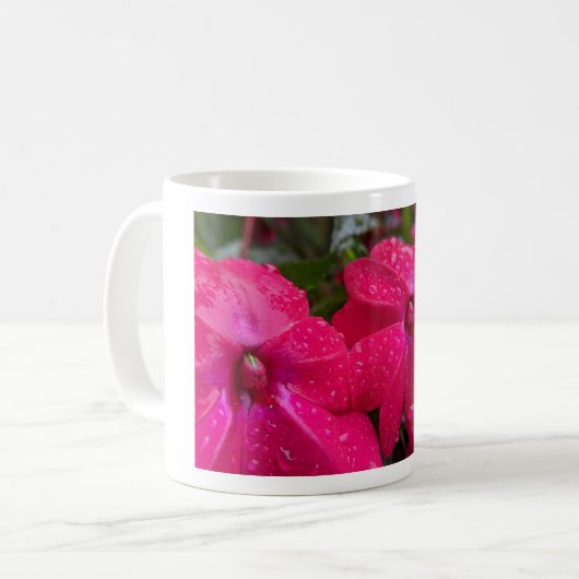 Blumenkaffee-Tasse Kaffeetasse (Vorderseite Links)