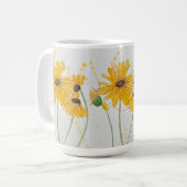 Blumenkaffee-Tasse Kaffeetasse (Vorderseite Links)