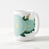 Blumenkaffee-Tasse Kaffeetasse (VorderseiteRechts)