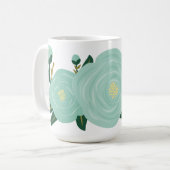 Blumenkaffee-Tasse Kaffeetasse (Vorderseite Links)