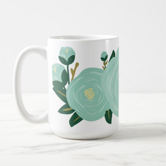 Blumenkaffee-Tasse Kaffeetasse (Links)