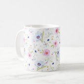 Blumenkaffee-Tasse Kaffeetasse (Vorderseite Links)